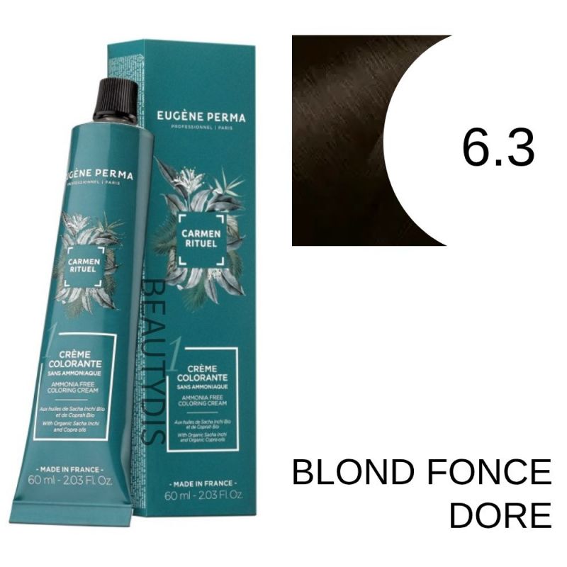 Coloration Carmen Rituel 6.3 Blond foncé doré