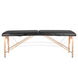 Table de massage pliante 2 segments noir