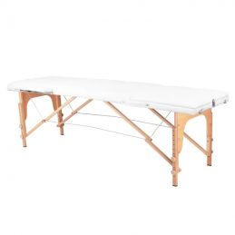 Table de massage pliante 3 segments blanche