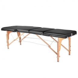 Table de massage pliante 3 segments noir