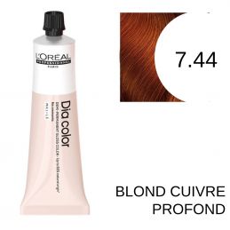 Coloration Dia color 7.44 Blond cuivré profond