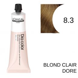 Coloration Dia color 8.3 Blond clair doré