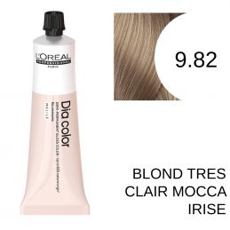 Coloration Dia color 9.82 Blond très clair mocca irisé