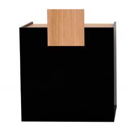 Comptoir de caisse Livadia noir et bois clair