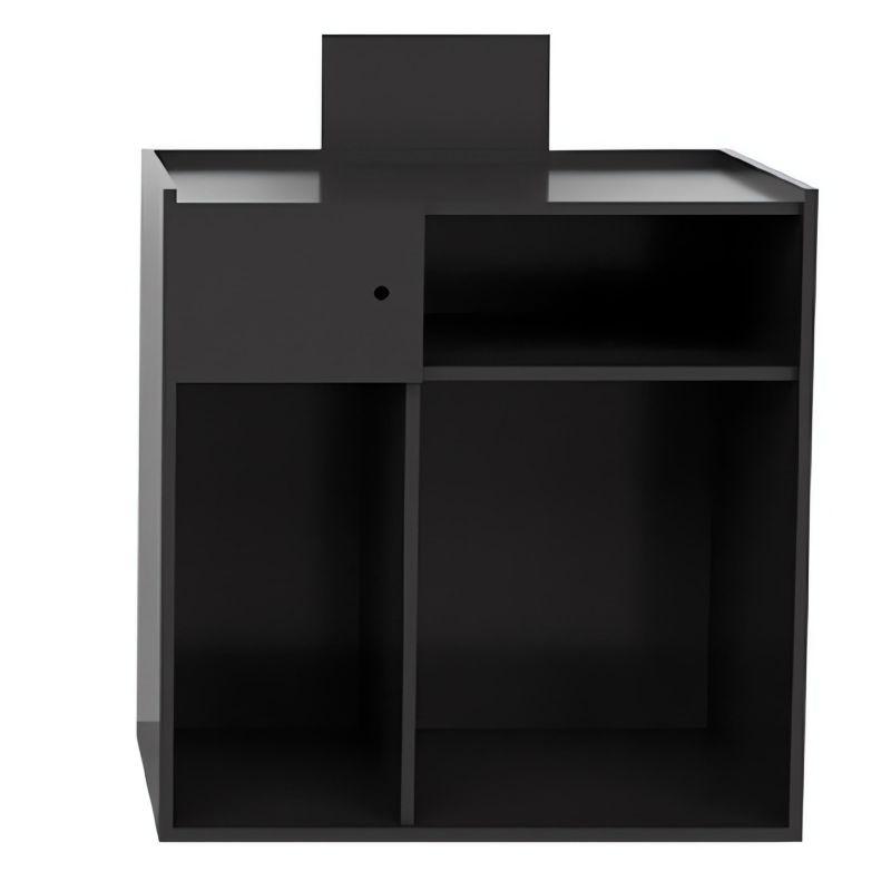 Stylo De Réception Sur Chaîne - Encre Noire - Base Adhésive - Pour Comptoir, Bureau - Janrax