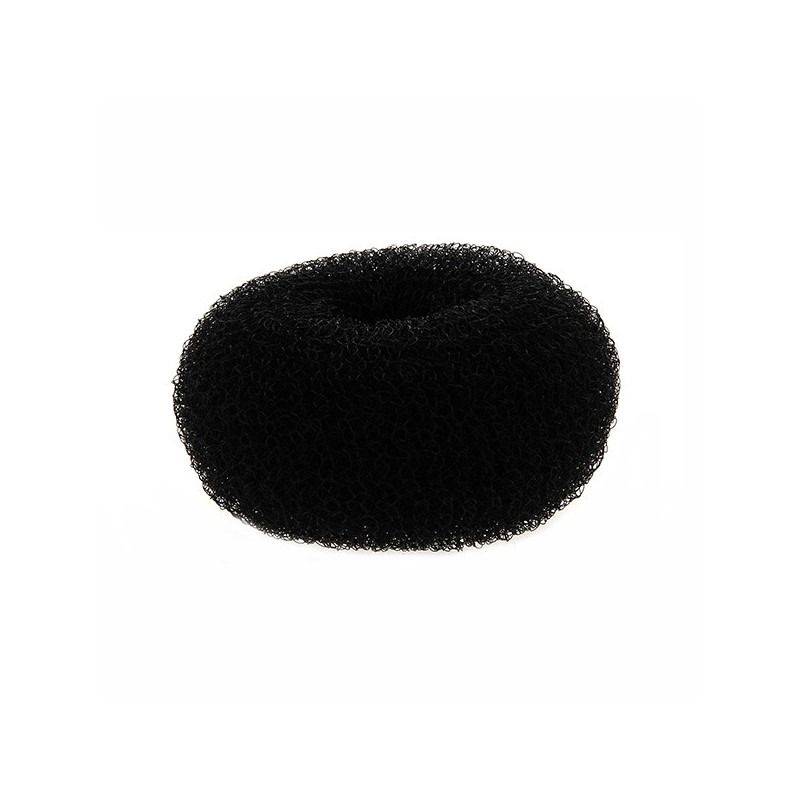 Crépon chignon courronne 80mm noir