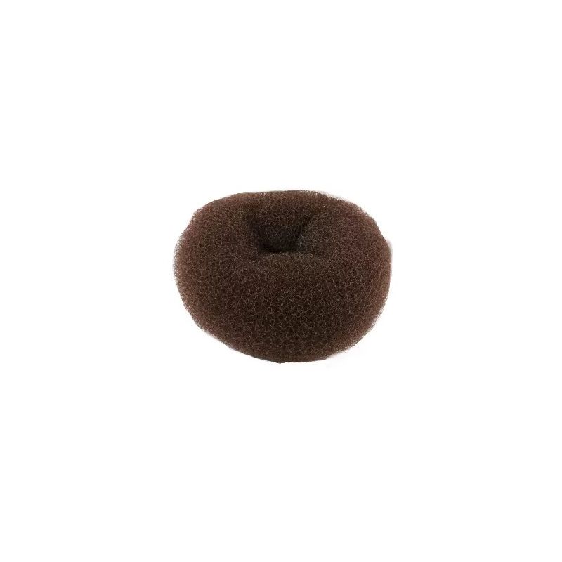 Crépon à chignon Pouf 90mm Chatain