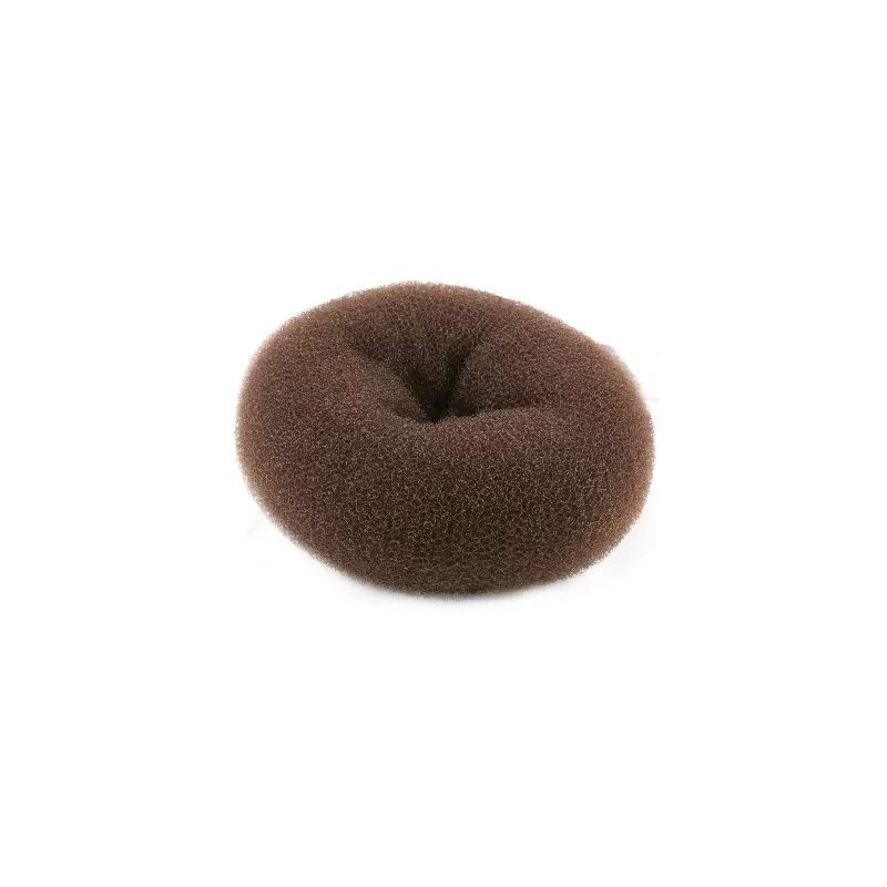 Crépon à chignon Pouf 170mm Chatain