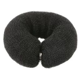 Crépon à chignon Pouf 230mm noir