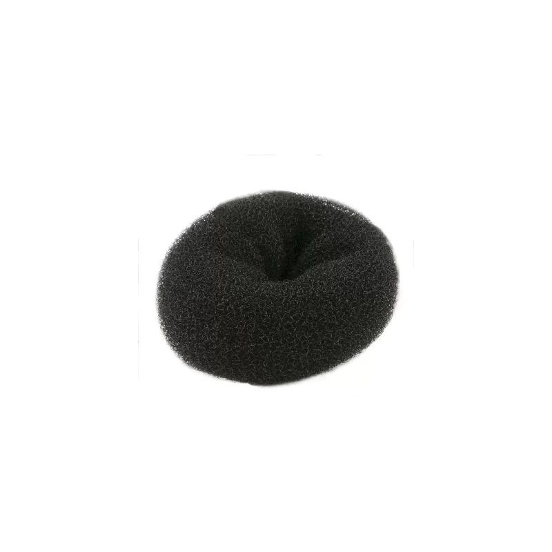 Crépon à chignon Pouf 120mm noir