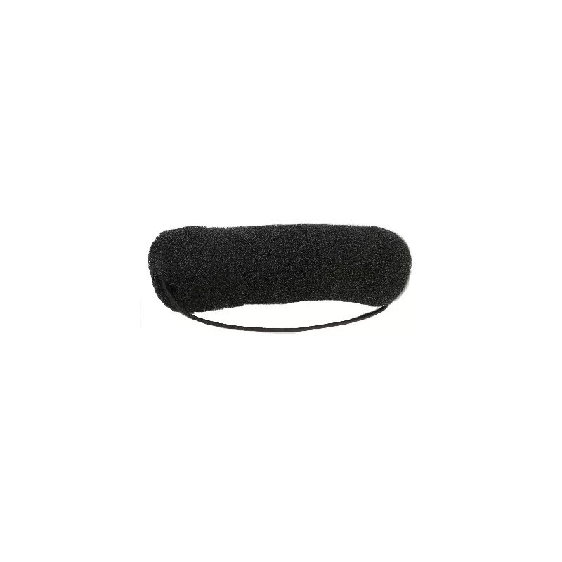 Crépon chignon boudin 180mm noir