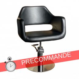 Fauteuil coiffure Sartene noir