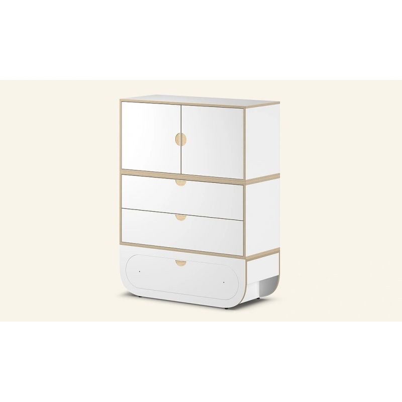 Meuble de rangement professionnel Aloria M Blanc Meuble de rangement professionnel Aloria M Blanc