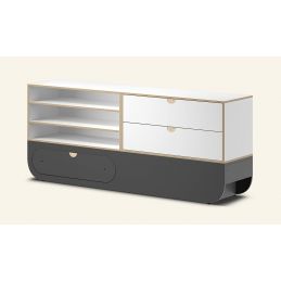 Meuble de rangement professionnel Aloria L Gris