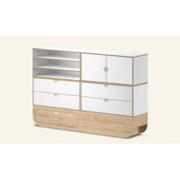 Meuble de rangement professionnel Aloria XL Chêne