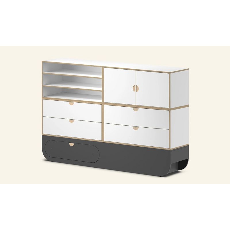 Meuble de rangement professionnel Aloria XL Gris Meuble de rangement professionnel Aloria XL Gris