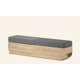 Banc d'accueil avec tiroir Aloria L Duo chêne