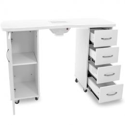 Table manucure professionnelle deux caissons et aspirateur
