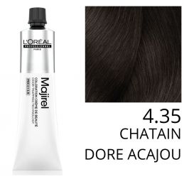 Coloration Majirel 4.35 Chatain doré acajou L'Oréal Professionnel