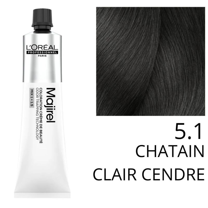 Coloration Majirel 5 Chatain clair cendré L'Oréal Professionnel Coloration Majirel 5 Chatain clair cendré L'Oréal Professionnel
