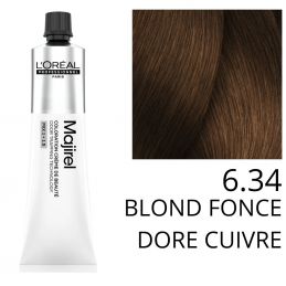 Coloration Majirel 6.34 Blond foncé doré cuivré L'Oréal Professionnel