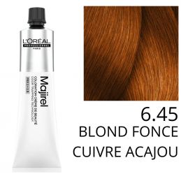 Coloration Majirel 6.45 Blond foncé cuivré acajou L'Oréal Professionnel
