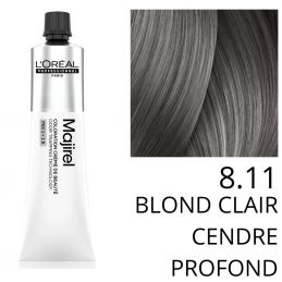 Coloration Majirel 8.11 Blond clair cendré profond L'Oréal Professionnel