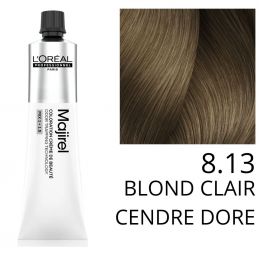 Coloration Majirel 8.13 Blond clair cendré doré L'Oréal Professionnel