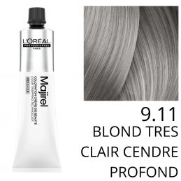 Coloration Majirel 9.11 Blond très clair cendré profond L'Oréal Professionnel