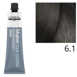Coloration Majirel Cool Cover 6.1 Chatain foncé cendré L'Oréal Professionnel