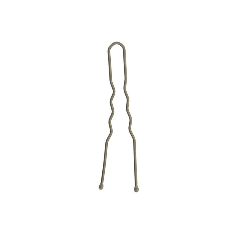 Epingles à chignon ondulées Bronze bouts perlés 50mm par 40 Epingles à chignon ondulées Bronze bouts perlés 50mm par 40