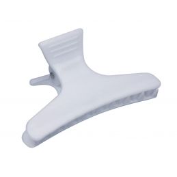 Pince crocodile cheveux blanche par 12