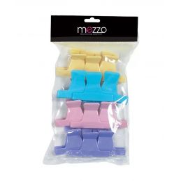 Pince crocodile cheveux couleurs assorties par 12