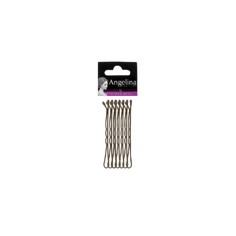 Pince grip ondulée bronze 50mm par 9 Pince grip ondulée bronze 50mm par 9