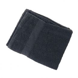 12 x Serviette coiffure coton noire 5090