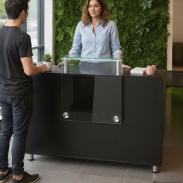 Comptoir de caisse Brighton noir