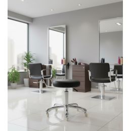 Tabouret de coupe noir