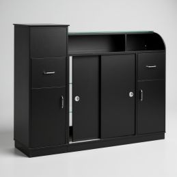 Comptoir de caisse Liverpool noir