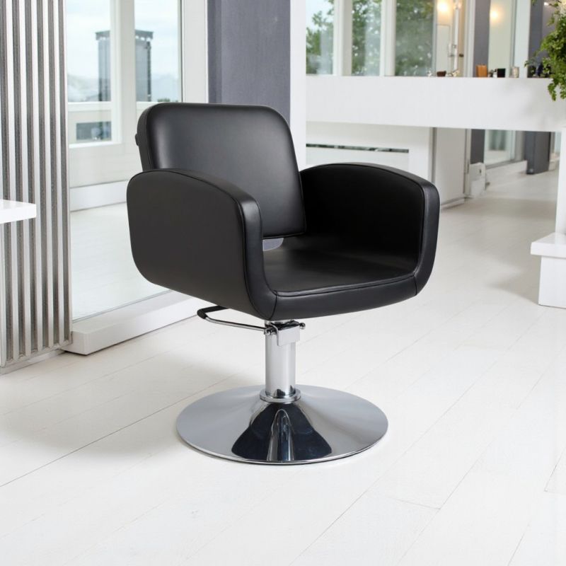 Fauteuil coiffure Venise noir