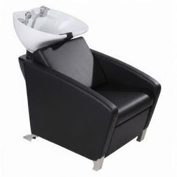 Bac à shampoing professionnel noir Bary