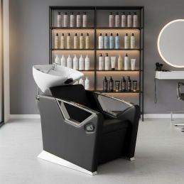 Bac à shampoing repose jambes inclinable