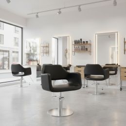 Fauteuil coiffure Sartene noir