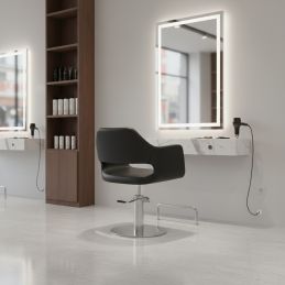 Fauteuil coiffure Sartene noir