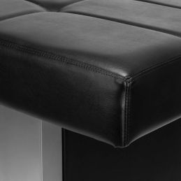 Table Head SPA Noir avec rangement fermé