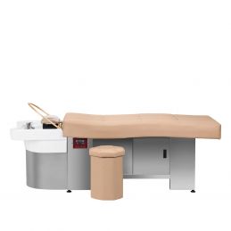 Table Head SPA Beige avec rangement fermé