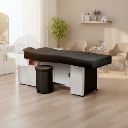 Table Head SPA Noir avec rangement fermé