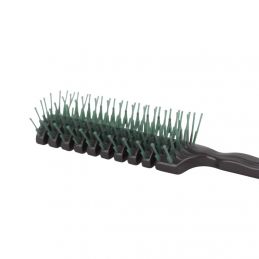 Brosse afro avec brins perles