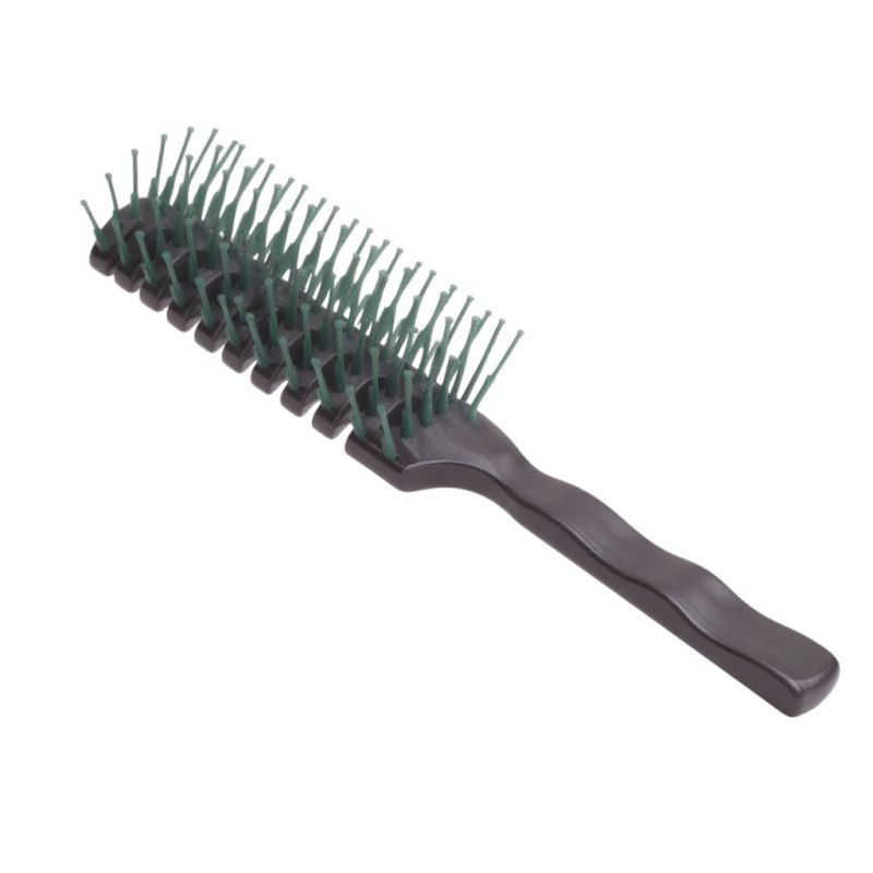Brosse afro avec brins perles