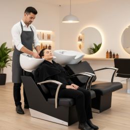 Bac à shampooing Verone cuve blanche