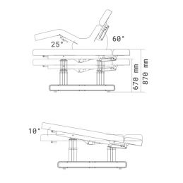 Table SPA électrique 4 moteurs